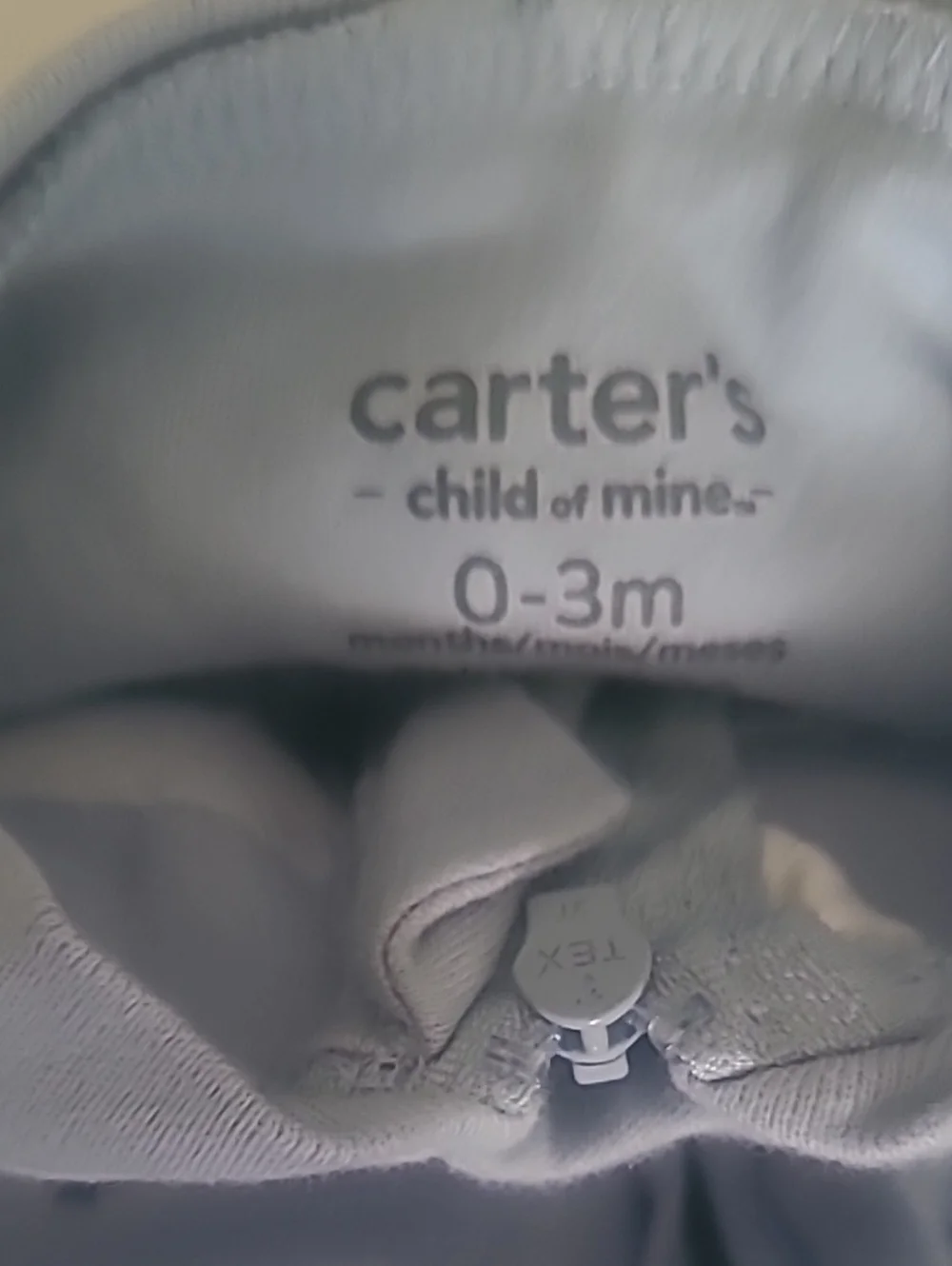 Carter's Light Blue 'Little Brother' Footed One-Piece
